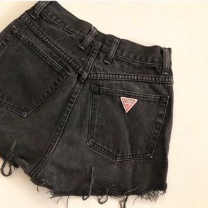 Vintage guess jean shorts